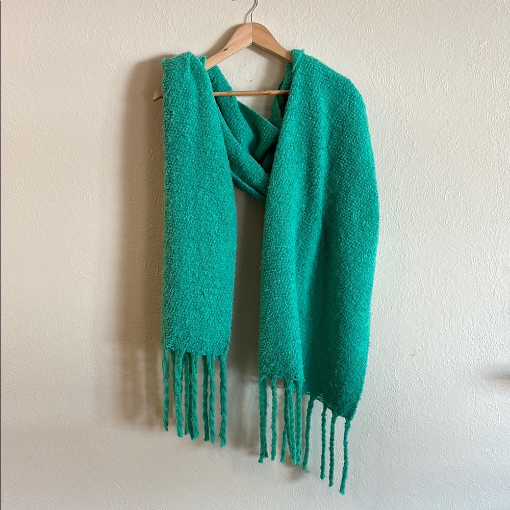 Free People Emerald Knit Scarf
